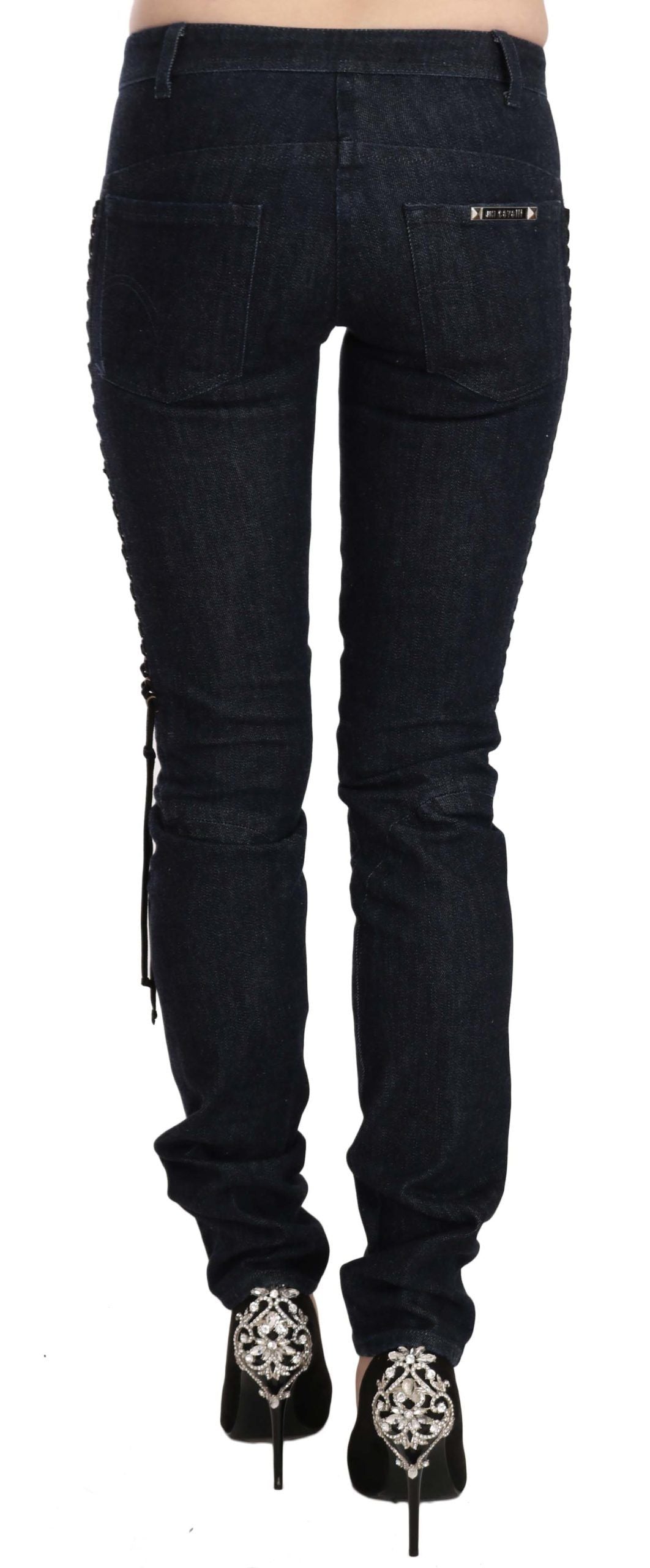 Just Cavalli Elegant low-waist skinny pants