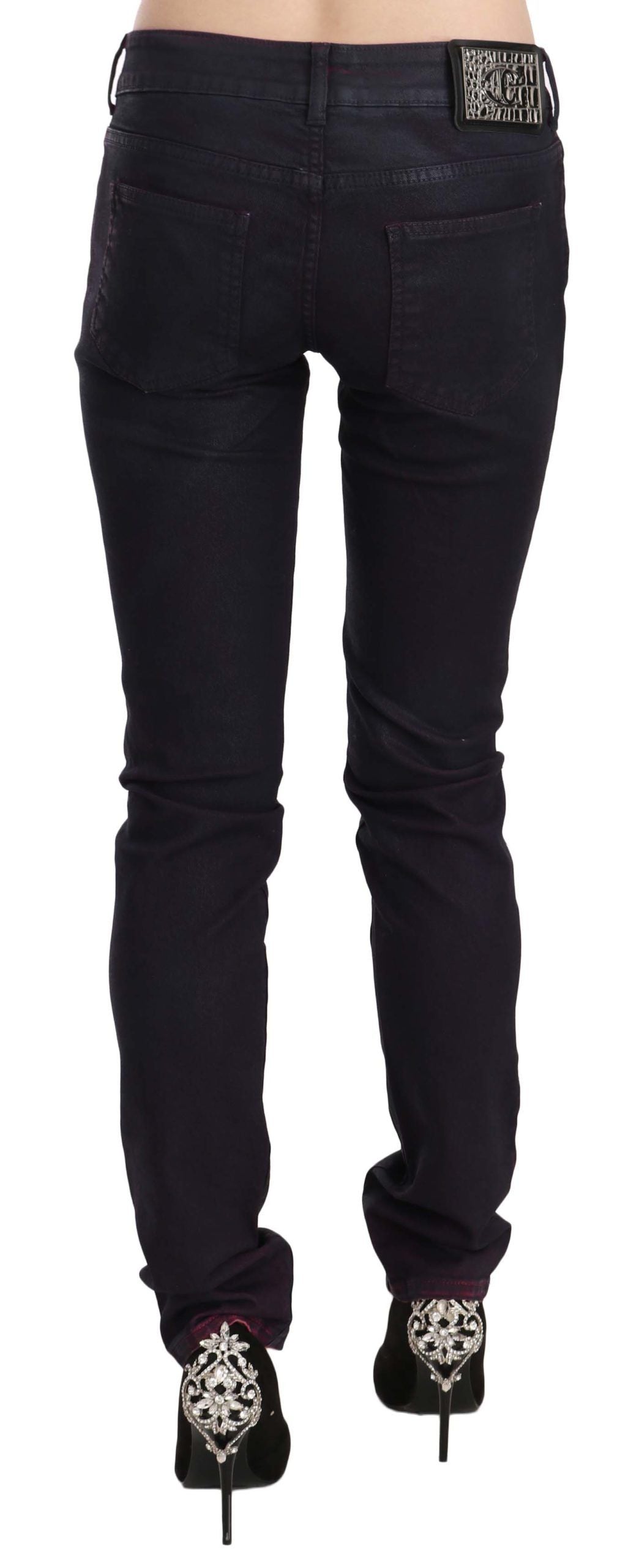 Just Cavalli Chic black skinny denim with low waist