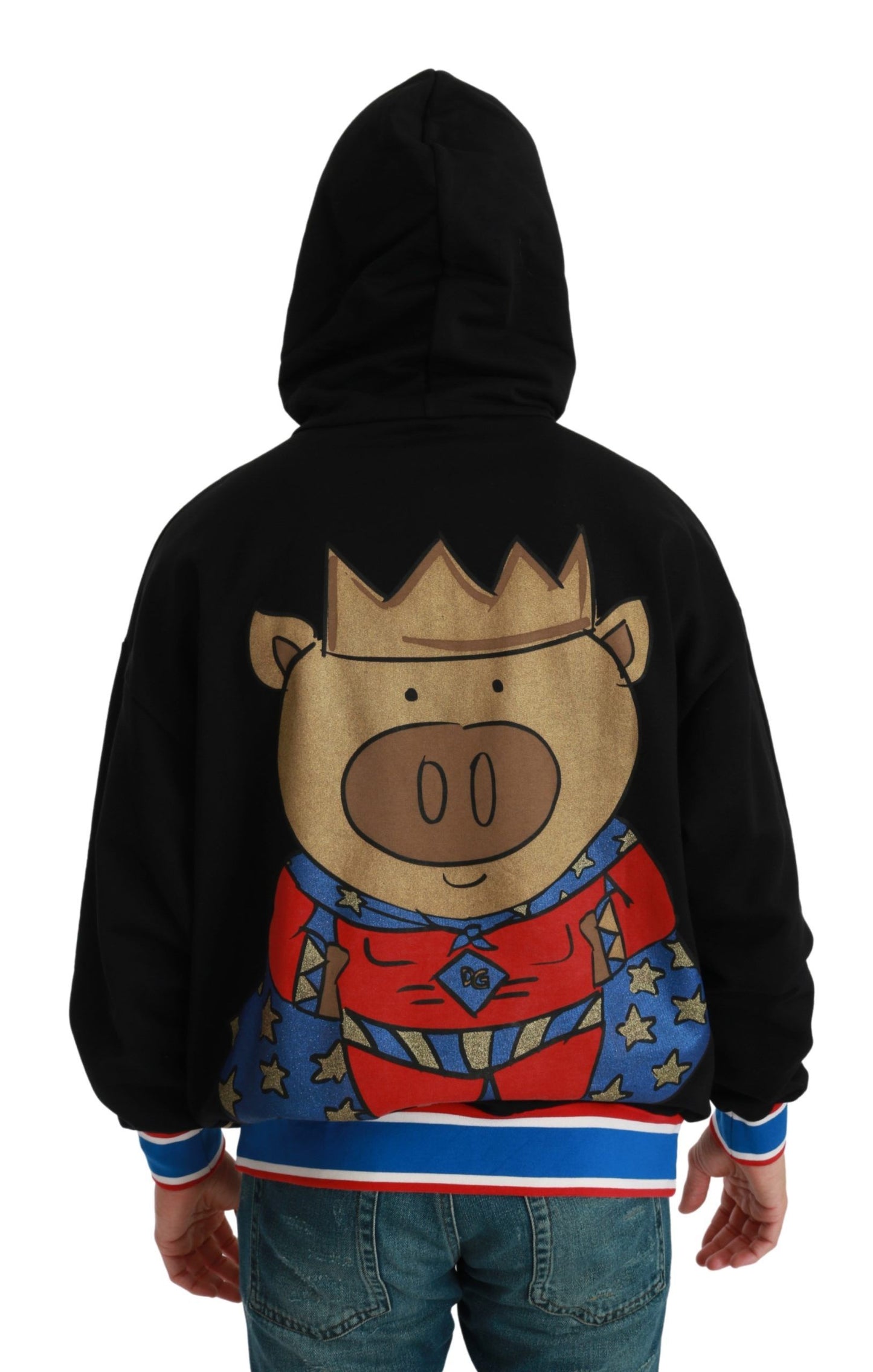 Dolce & Gabbana Elegant hoodie with royal motif