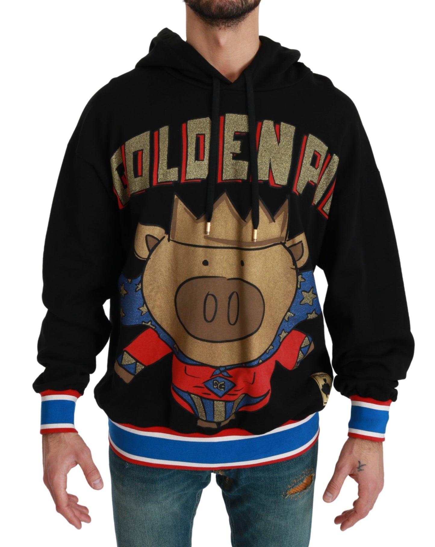 Dolce & Gabbana Elegant hoodie with royal motif
