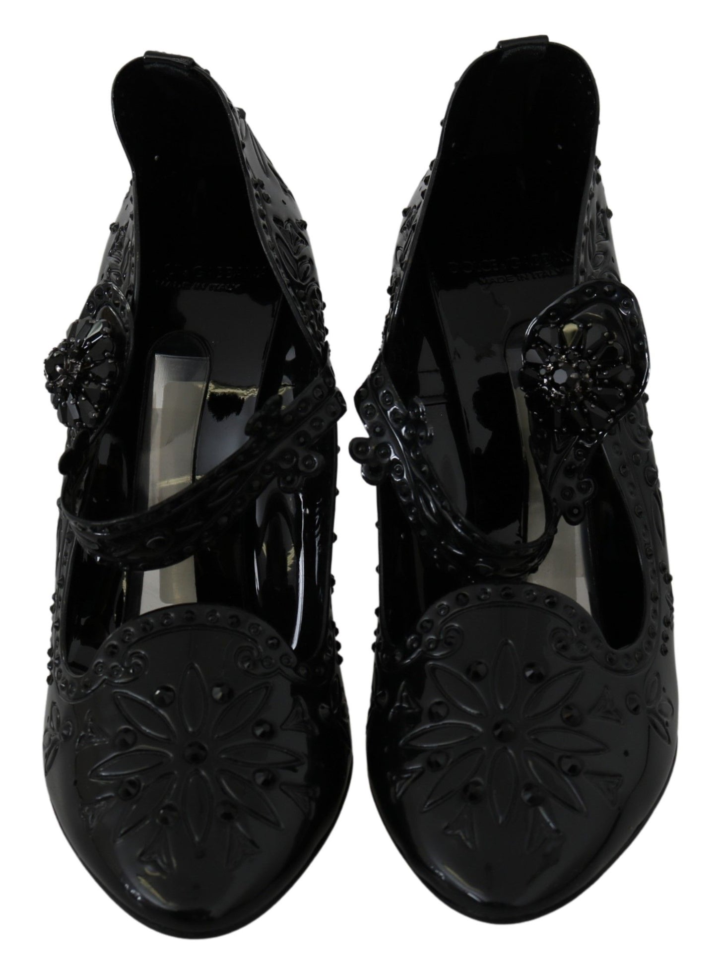 Dolce & Gabbana Elegant crystal-embellished Cinderella pumps