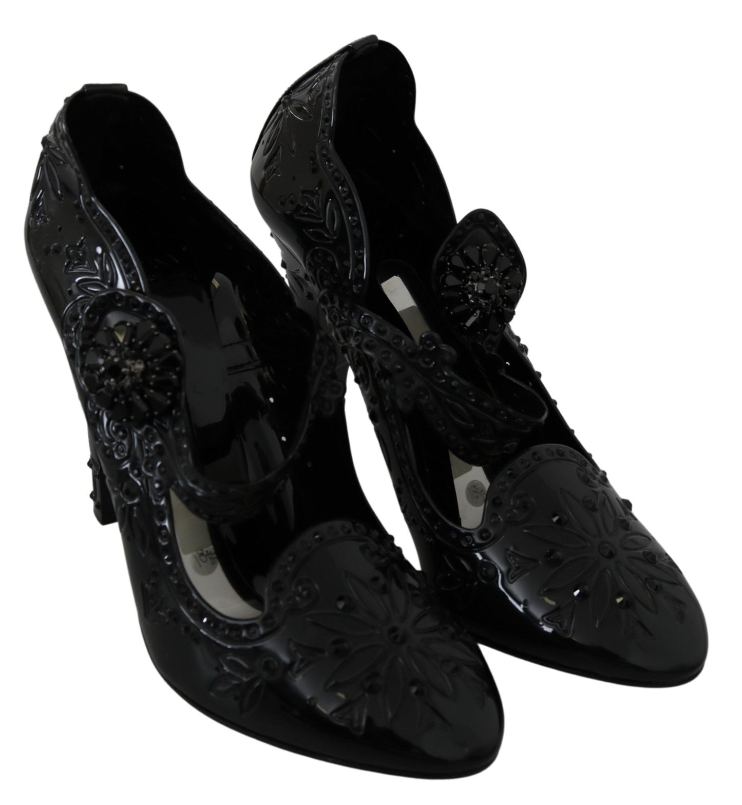 Dolce & Gabbana Elegant crystal-embellished Cinderella pumps