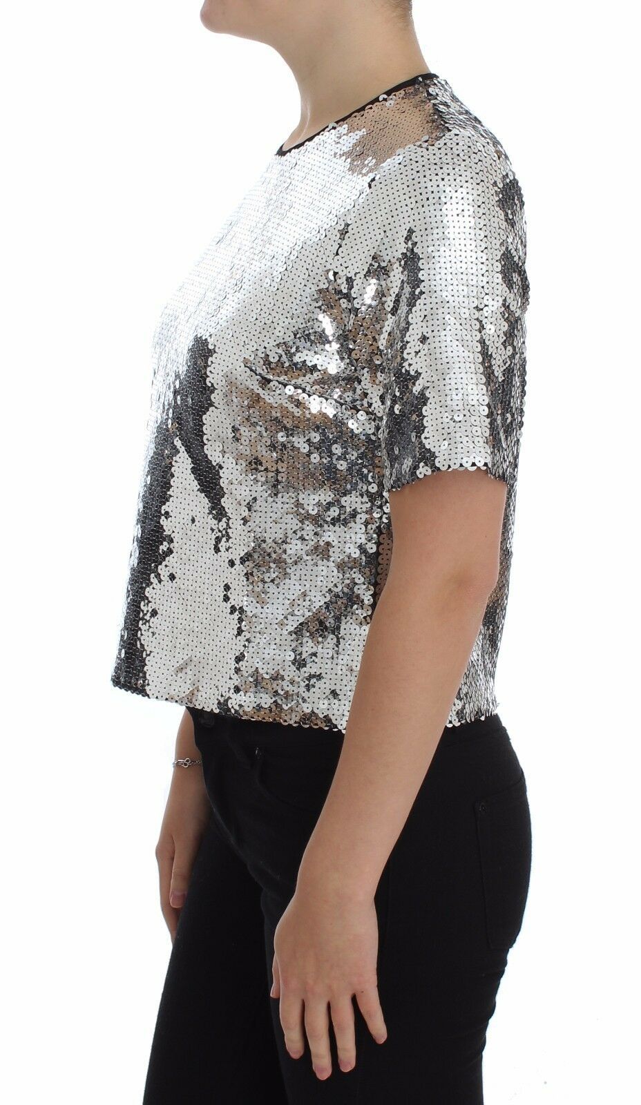 Dolce & Gabbana Paillettenbluse Eleganz