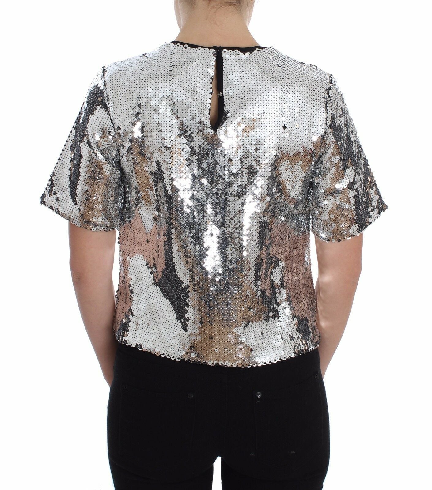 Dolce & Gabbana Paillettenbluse Eleganz