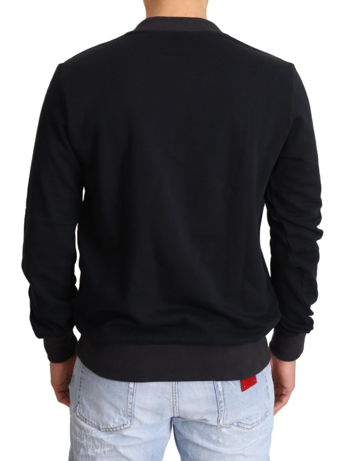 Dolce & Gabbana Regal Crown Motif Crew Neck Sweater