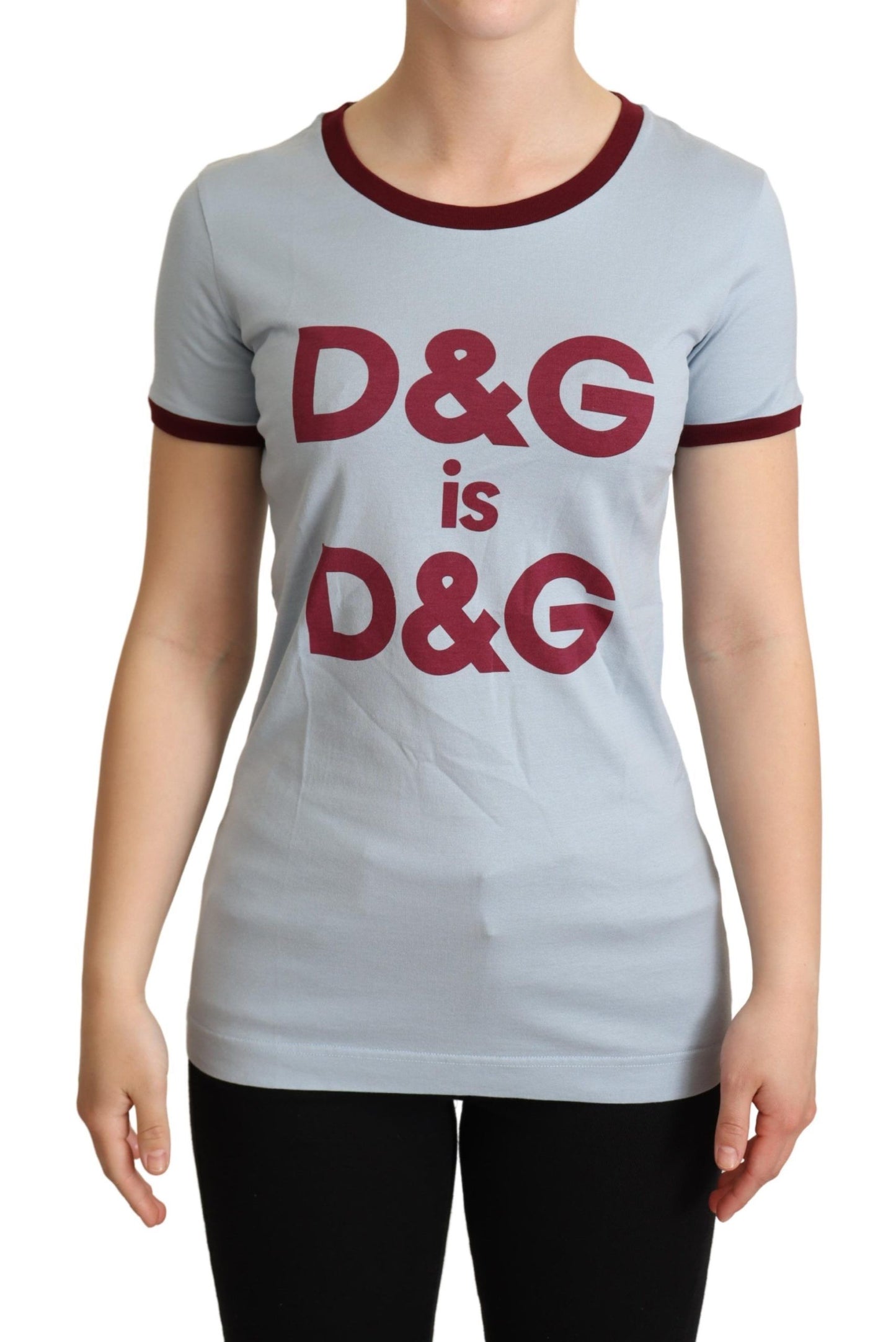 Dolce & Gabbana Blauer Rollkragenpullover D&