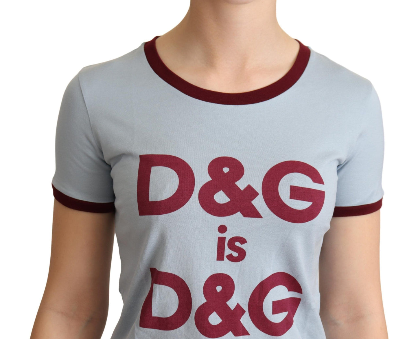 Dolce & Gabbana Blauer Rollkragenpullover D&