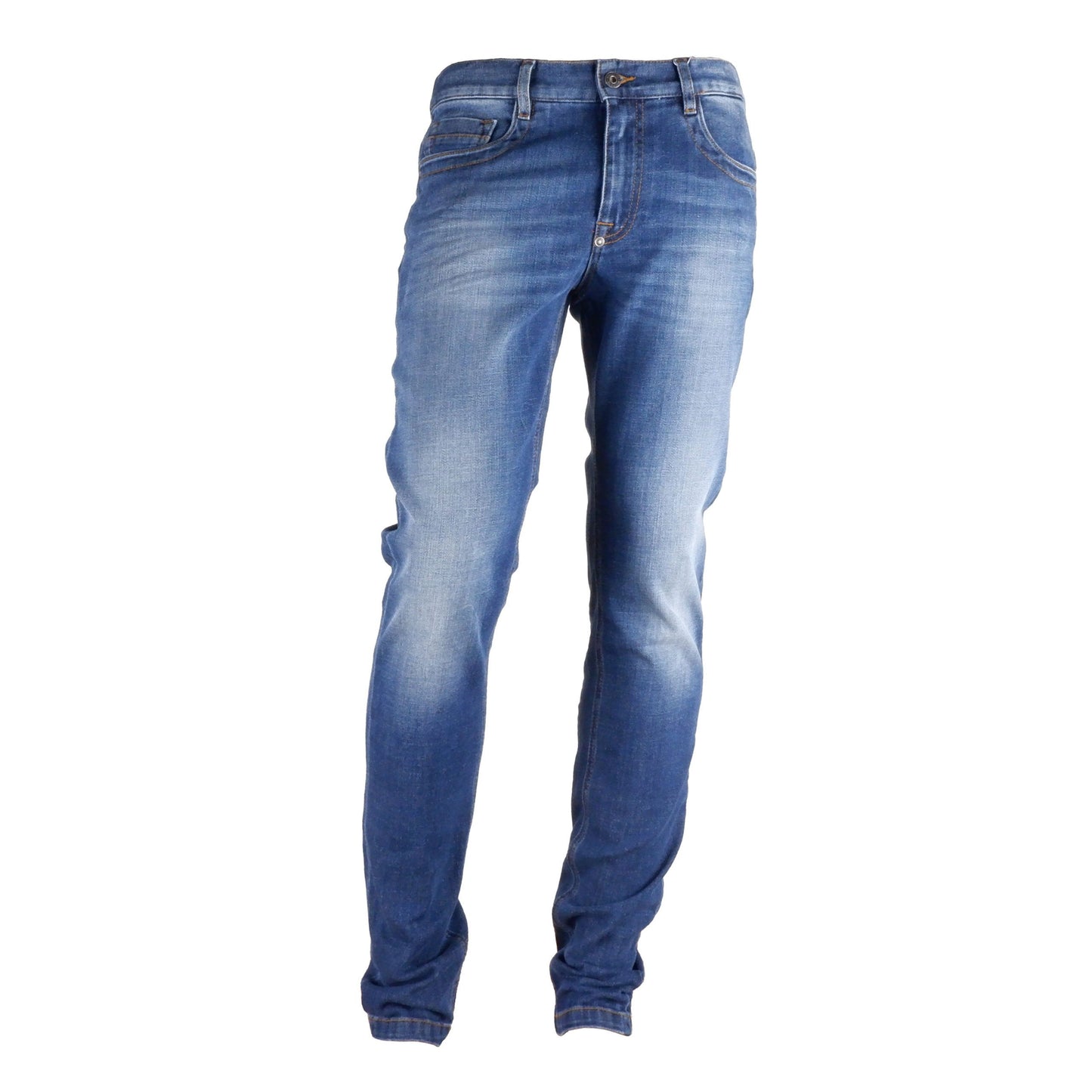 Bikkembergs Dunkelblaue Regular Fit Designer Jeans