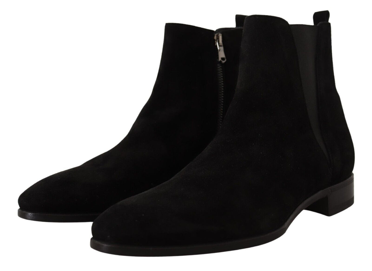 Dolce & Gabbana Elegant Suede Chelsea Boots