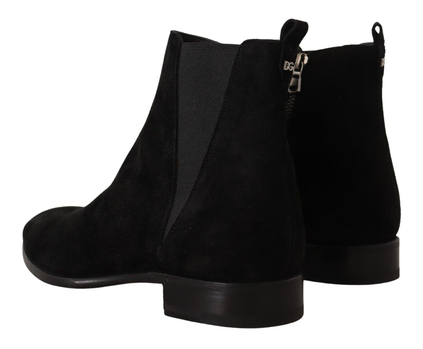 Dolce & Gabbana Elegant Suede Chelsea Boots