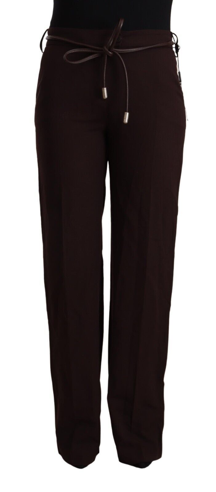 Patrizia Pepe Elegant straight formal trousers with high waist