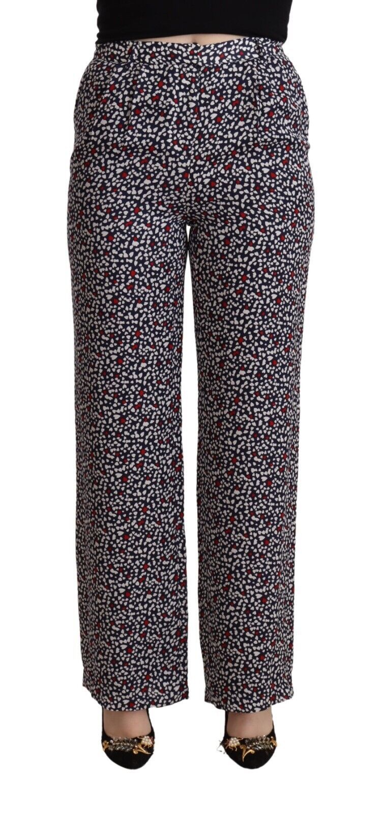 Michael Kors Elegant straight black pants with high waist