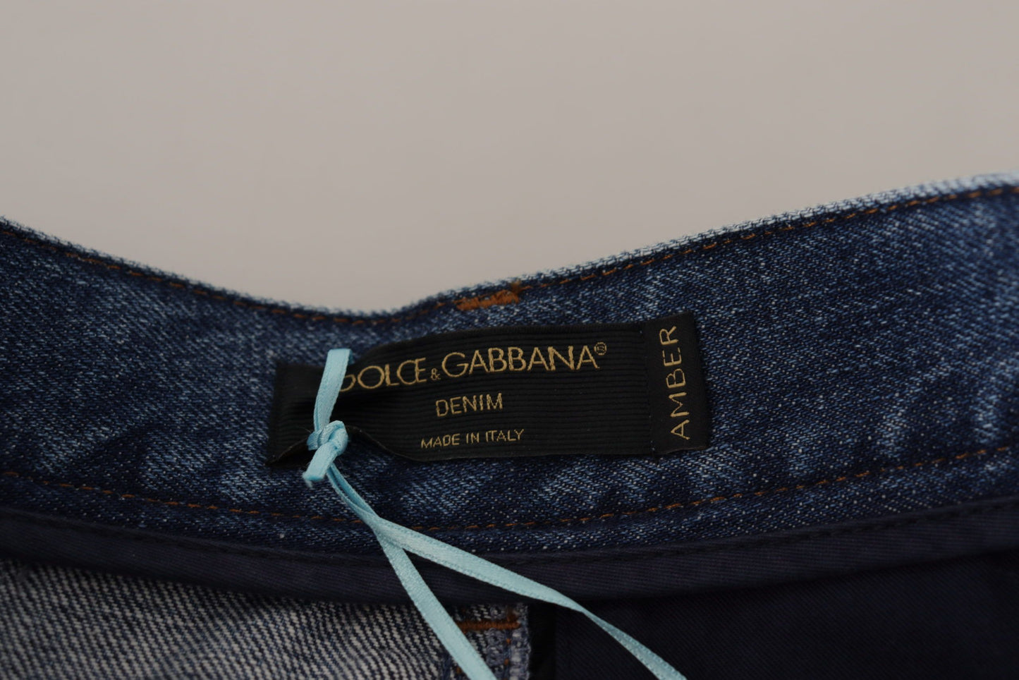 Dolce & Gabbana Relaxed Jeans in Jacquard Denim with Patchwork Pattern