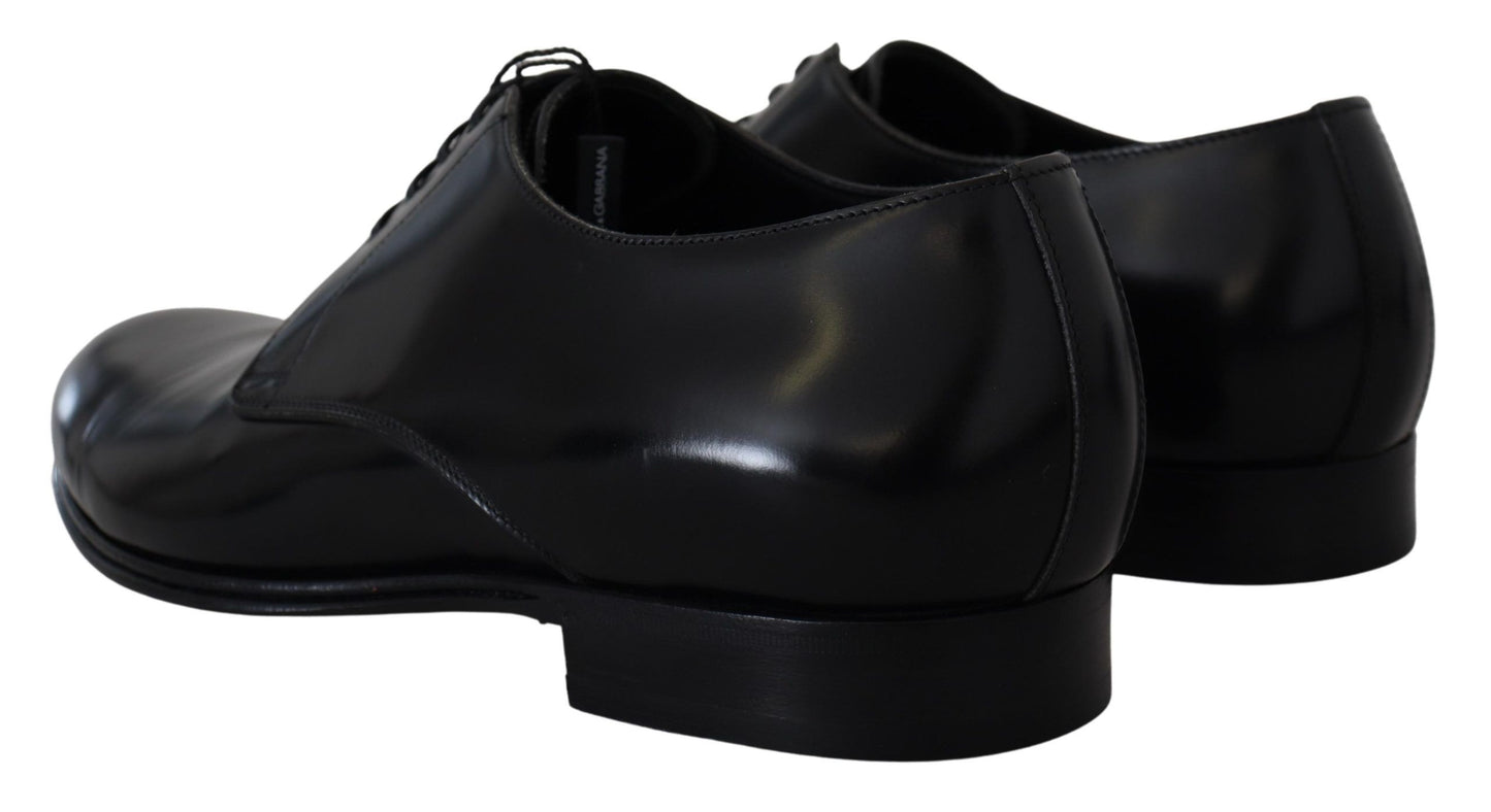 Dolce & Gabbana Schwarze Lederschuhe für formelle Anlässe