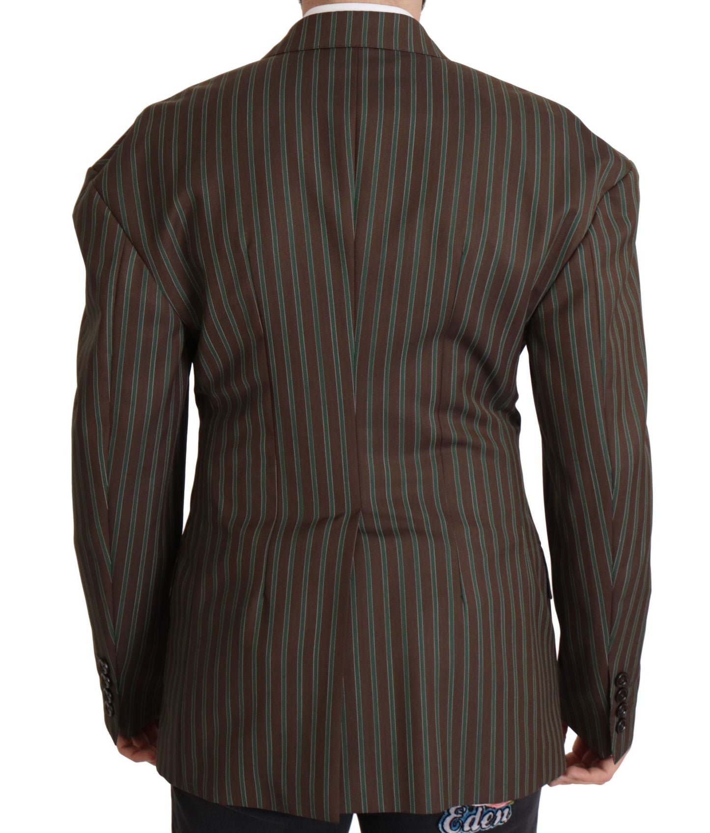 Dolce & Gabbana Multicolor striped double-breasted blazer