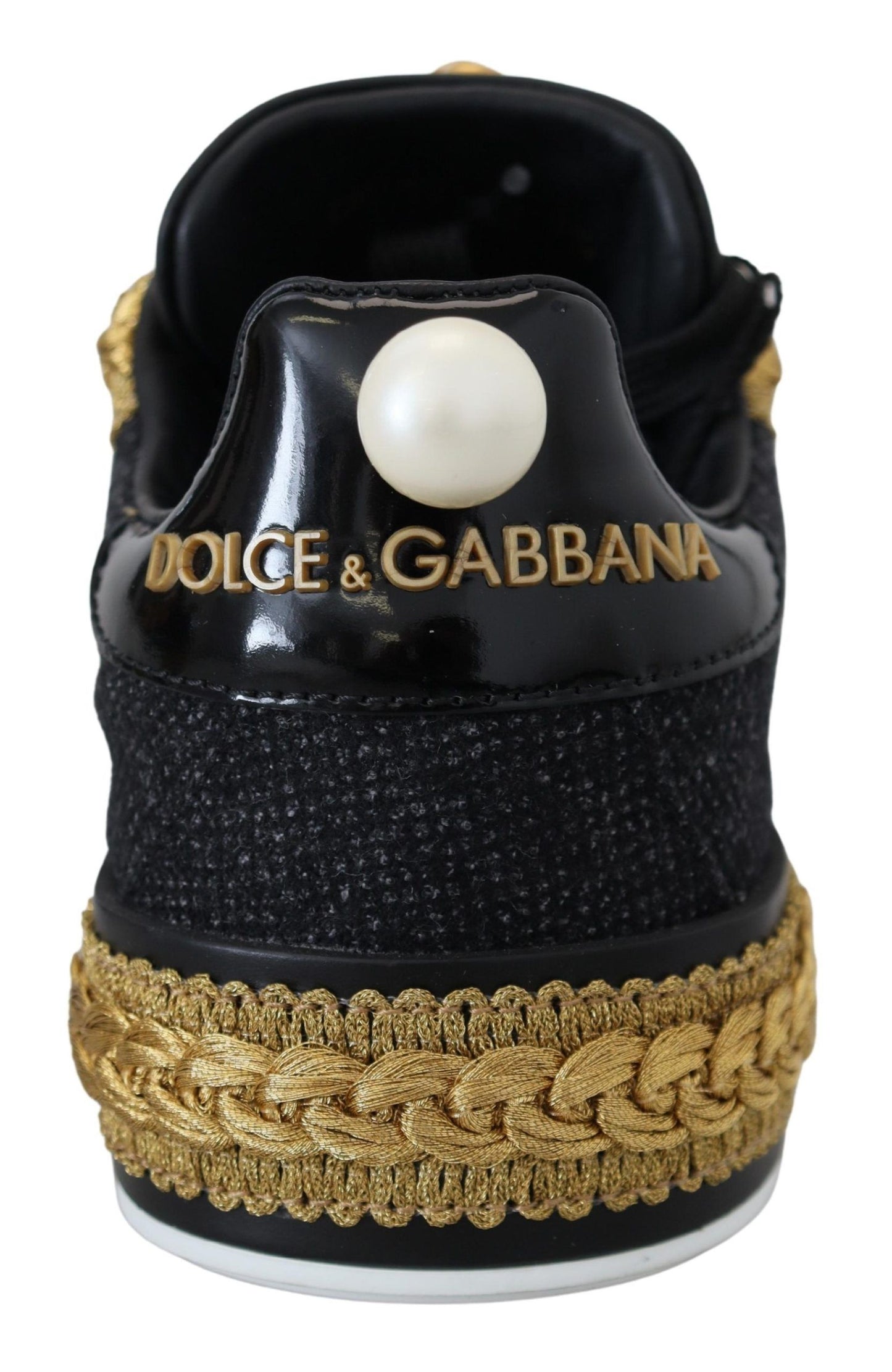 Dolce & Gabbana Elegant Portofino Sneakers made of leather in black