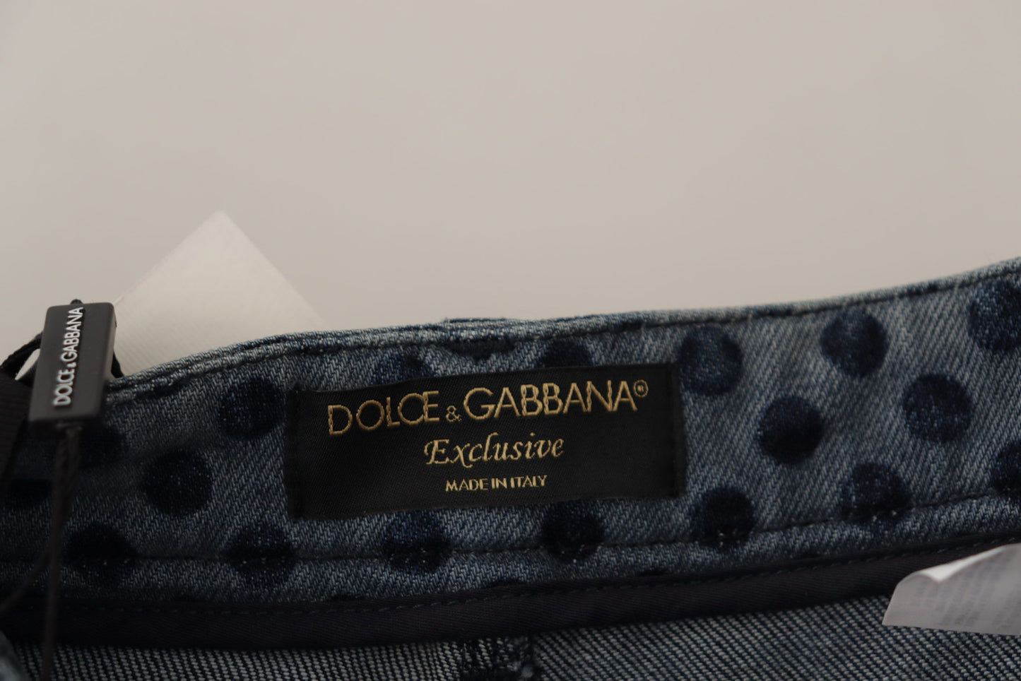 Dolce & Gabbana Elegant floral high waist skinny jeans