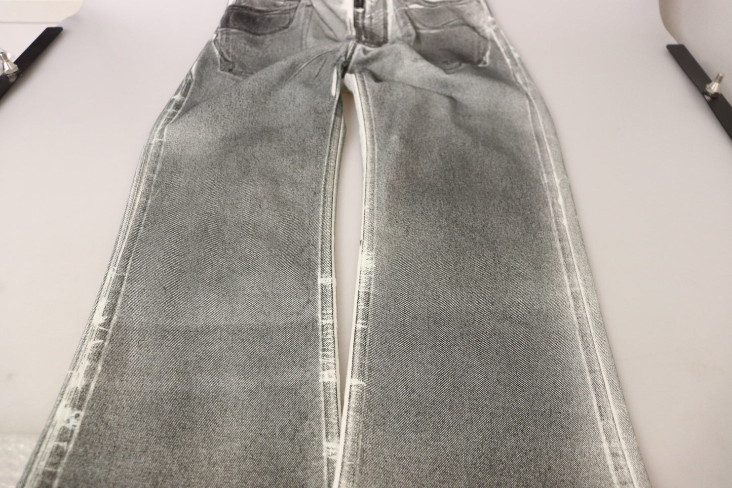 Dolce & Gabbana Grey Denim High Waist Elegance