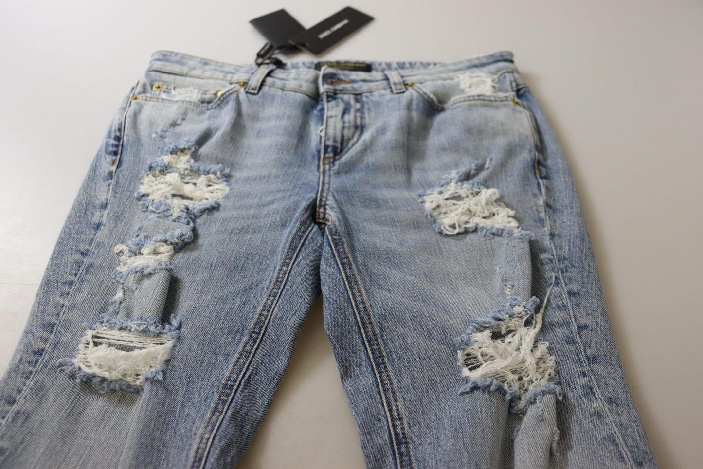 Dolce & Gabbana Elegant skinny fit denim for sophisticated style