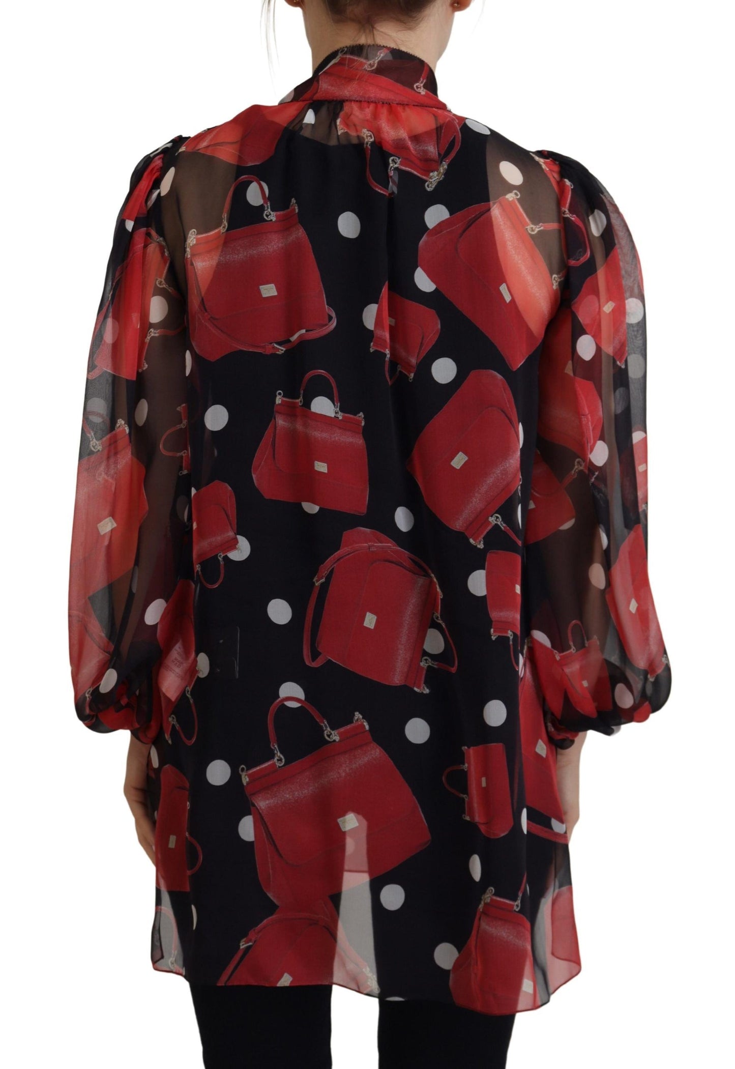 Dolce & Gabbana silk blouse with Sicilian print - Luxurious and chic
