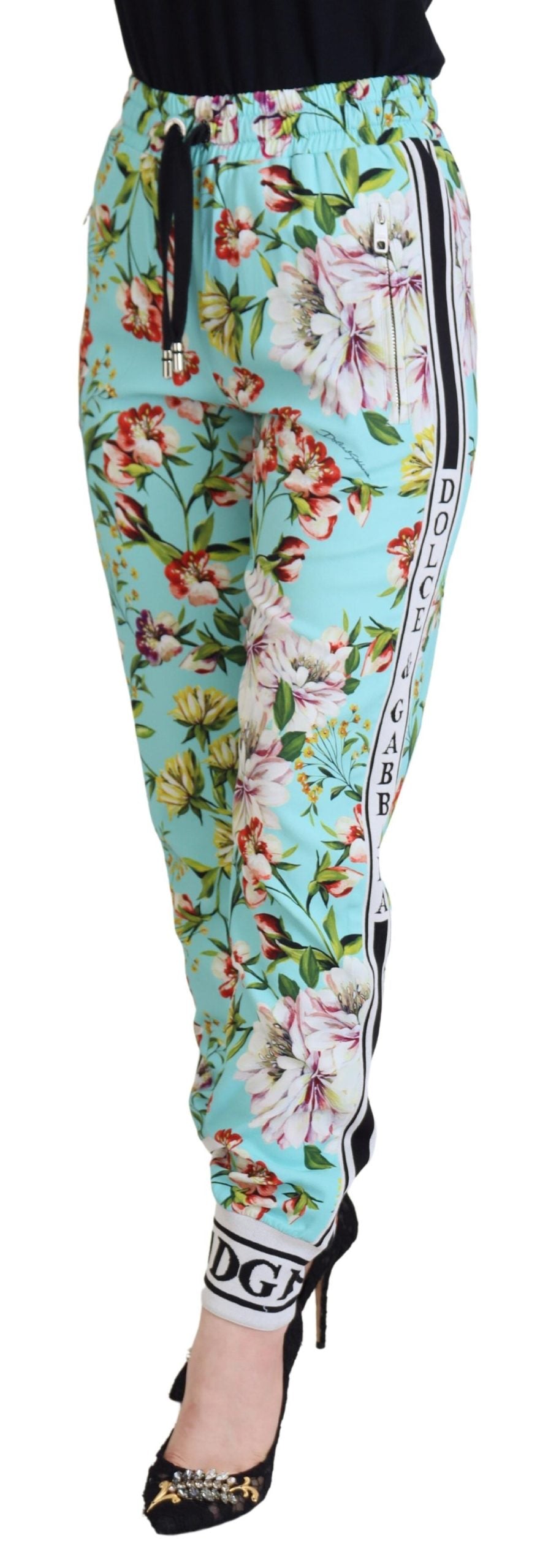 Dolce & Gabbana Elegant multicolor viscose trousers