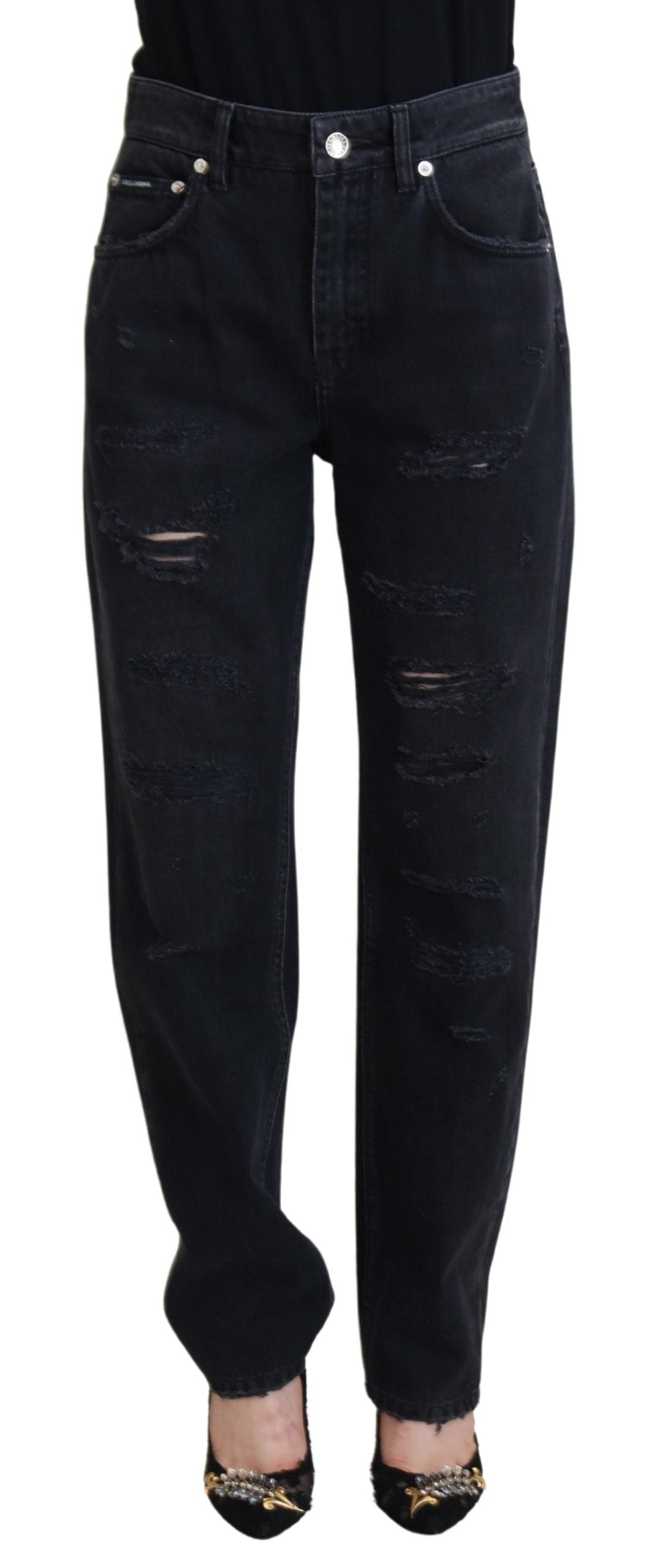 Dolce & Gabbana Chic black denim pants - upgrade your wardrobe