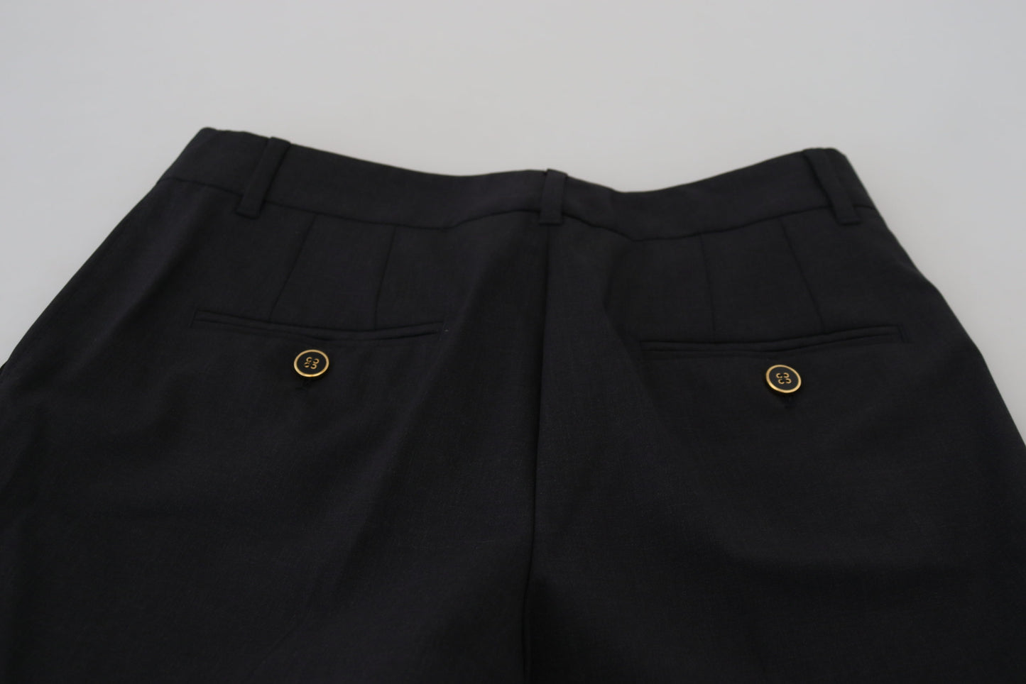 Dolce & Gabbana Chic grey wool blend trousers for sophisticated style