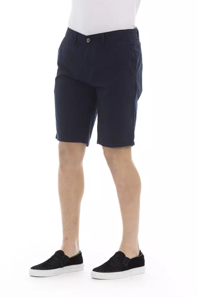 Baldinini Trend Blaue Baumwolle Herren Bermuda Short