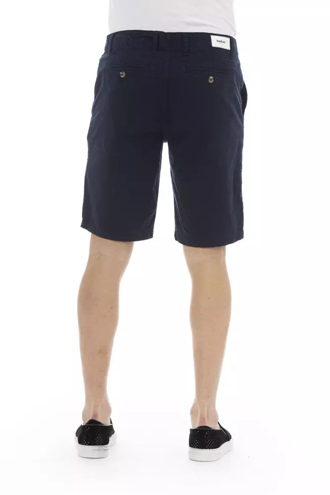 Baldinini Trend Blaue Baumwolle Herren Bermuda Short