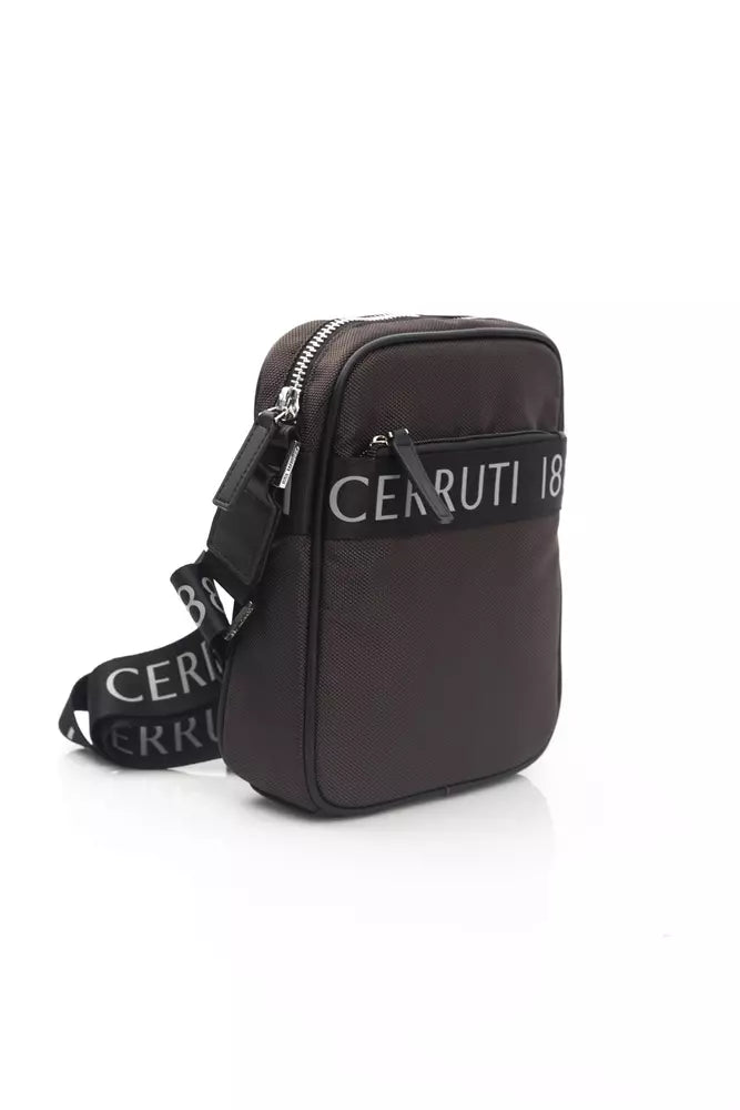 Cerruti 1881 Braunes Leder Männer Messenger Bag