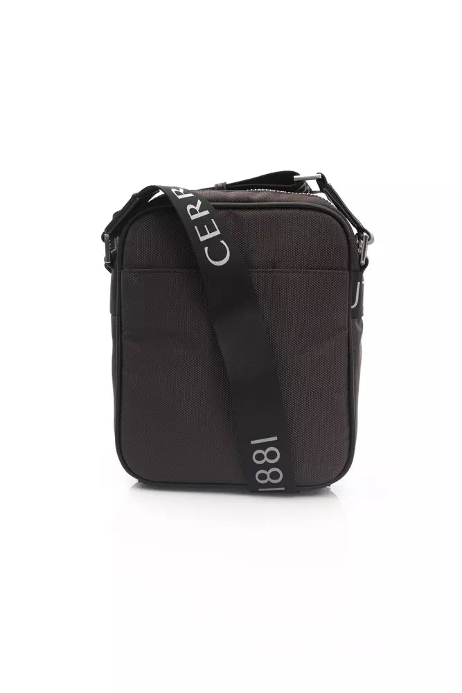 Cerruti 1881 Braunes Leder Männer Messenger Bag