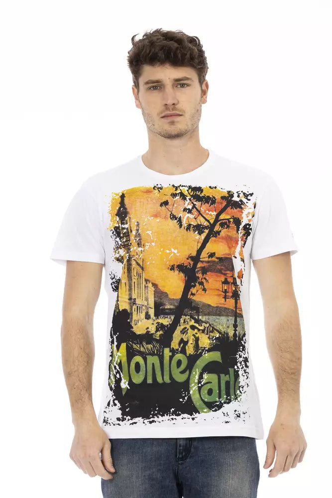 Trussardi Action White Cotton Men's T-Shirt