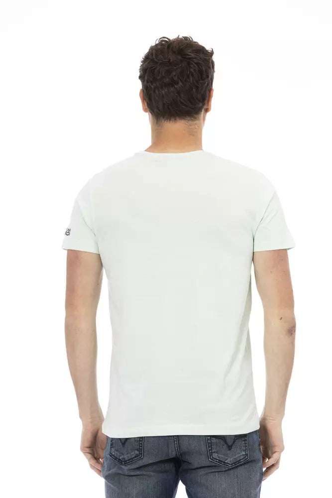 Trussardi Action Light Blue Cotton Men's T-Shirt