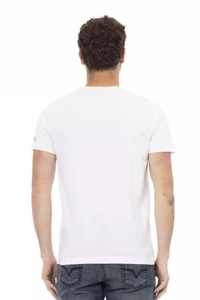 Trussardi Action White Cotton Men's T-Shirt