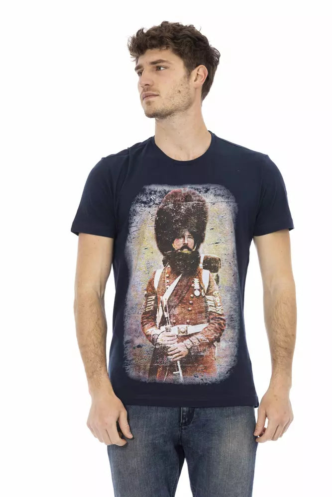 Trussardi Action Blue Cotton Men's T-Shirt