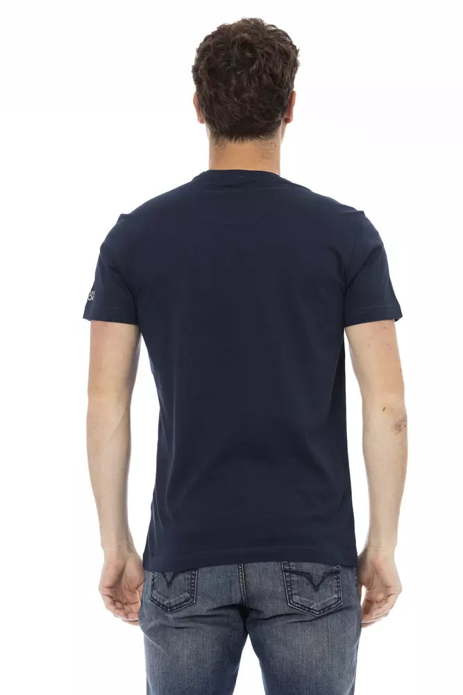 Trussardi Action Blue Cotton Men's T-Shirt