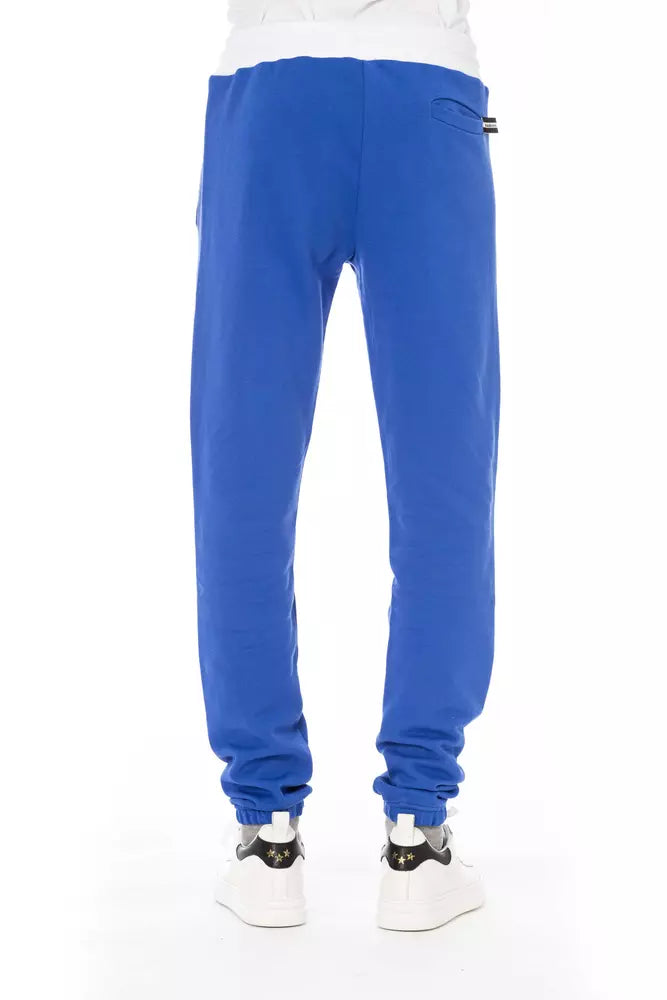Baldinini Trend Blaue Baumwolle Herren Sporthose