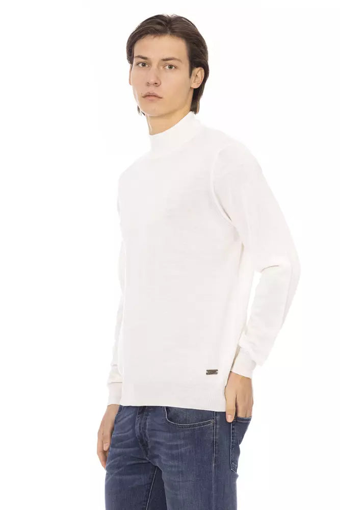 Baldinini Trend White Fabric Men's Sweater