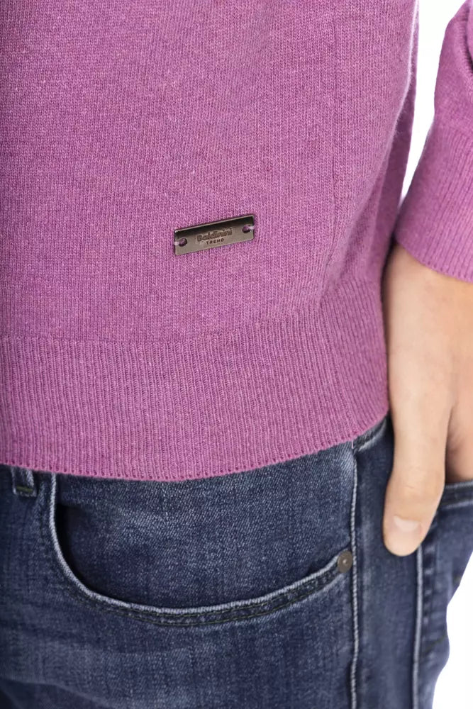 Baldinini Trend Lila Pullover aus Wolle für Männer