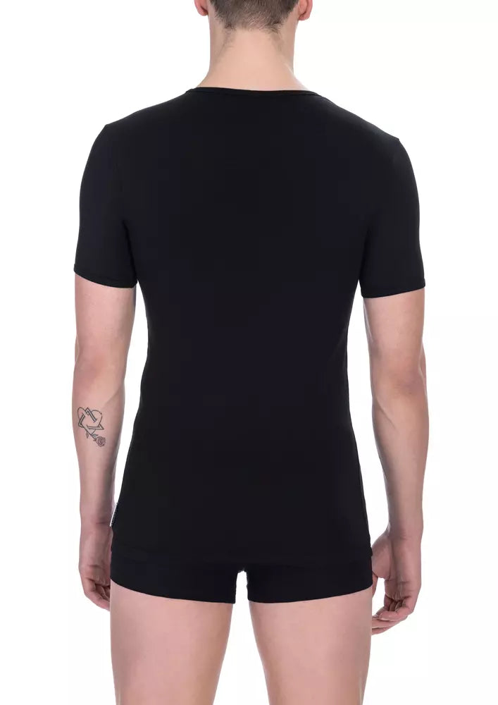 Bikkembergs "Black Cotton T-Shirt for Men"