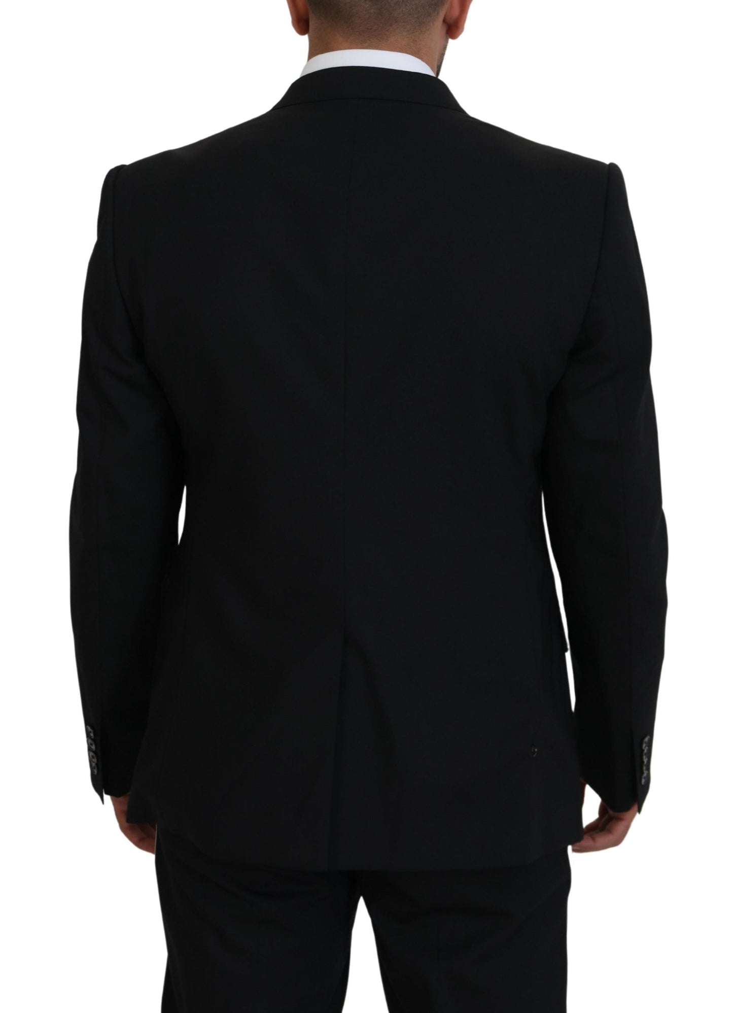 Dolce & Gabbana Black Sicilian Style Single Breasted Blazer