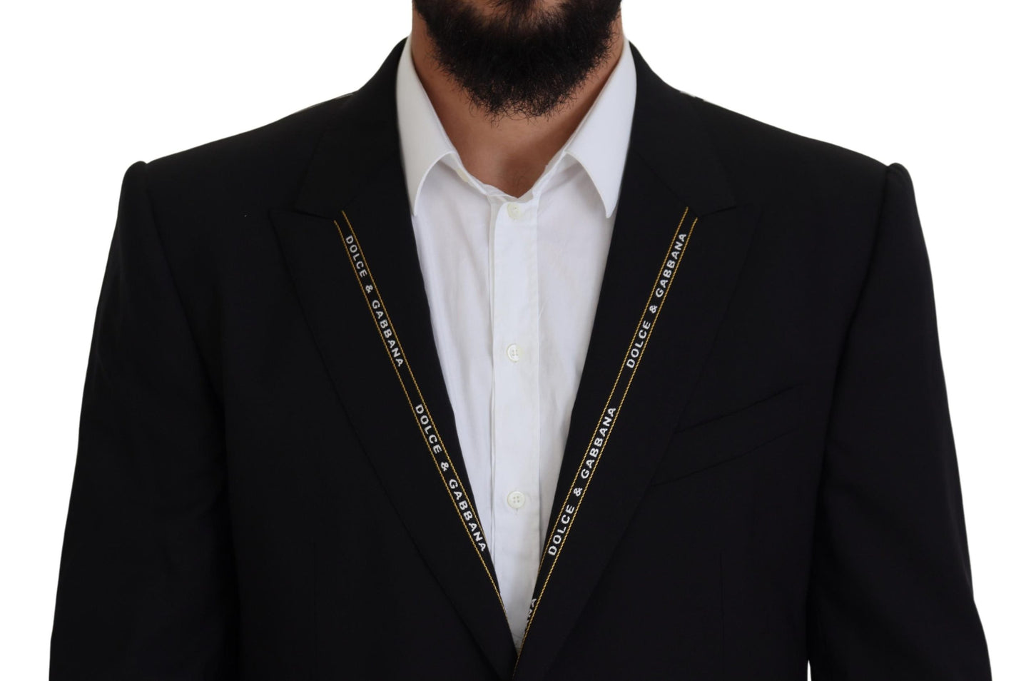 Dolce & Gabbana Black Sicilian Style Single Breasted Blazer