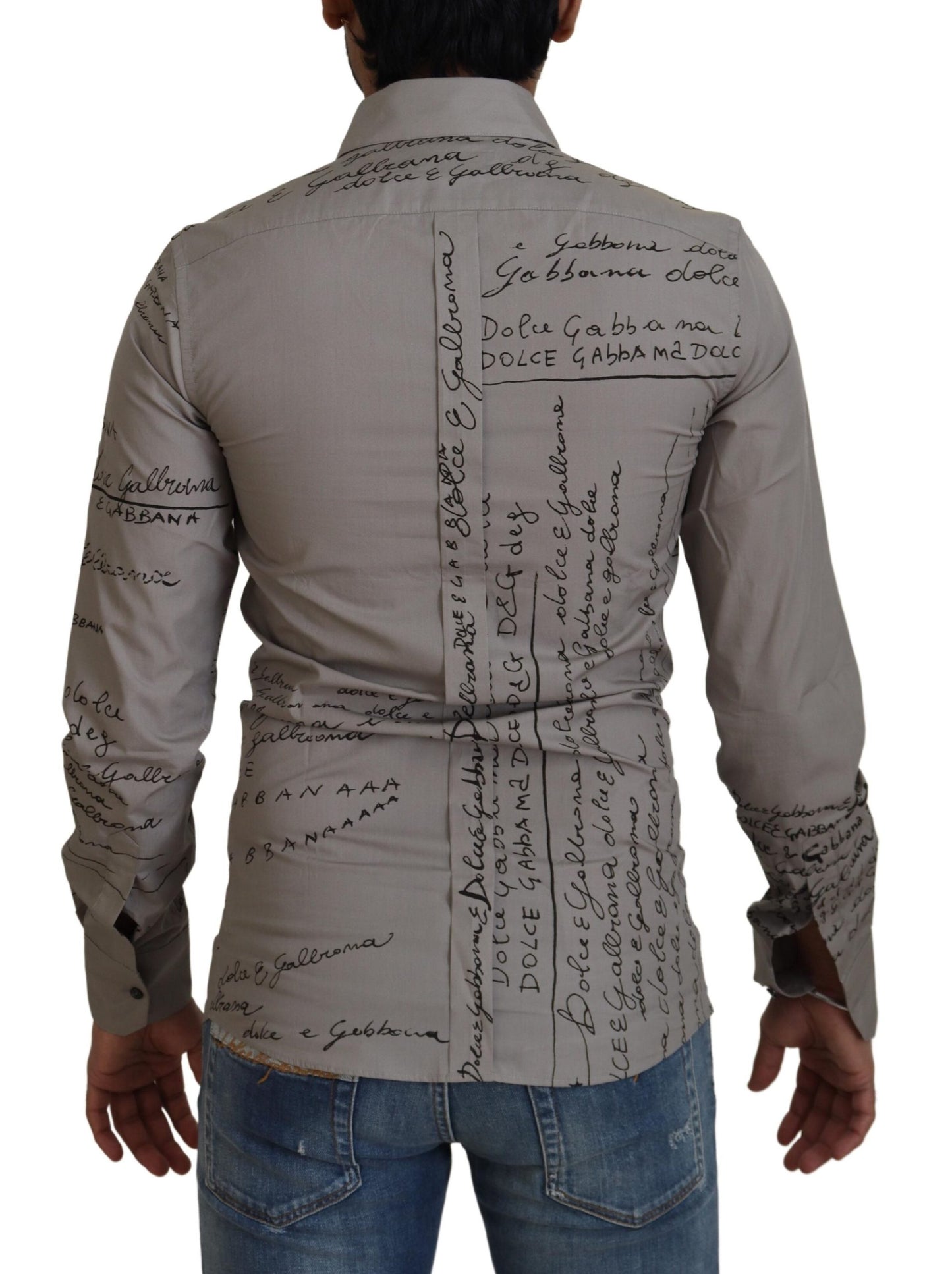 Dolce & Gabbana Elegant Slim Fit Cotton Shirt