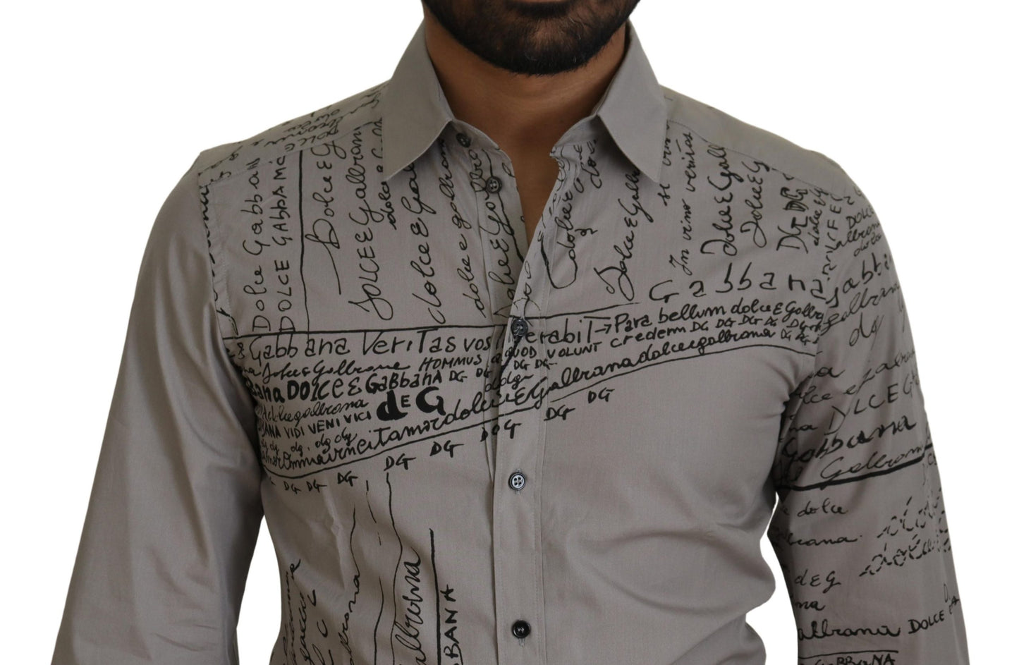 Dolce & Gabbana Elegant Slim Fit Cotton Shirt
