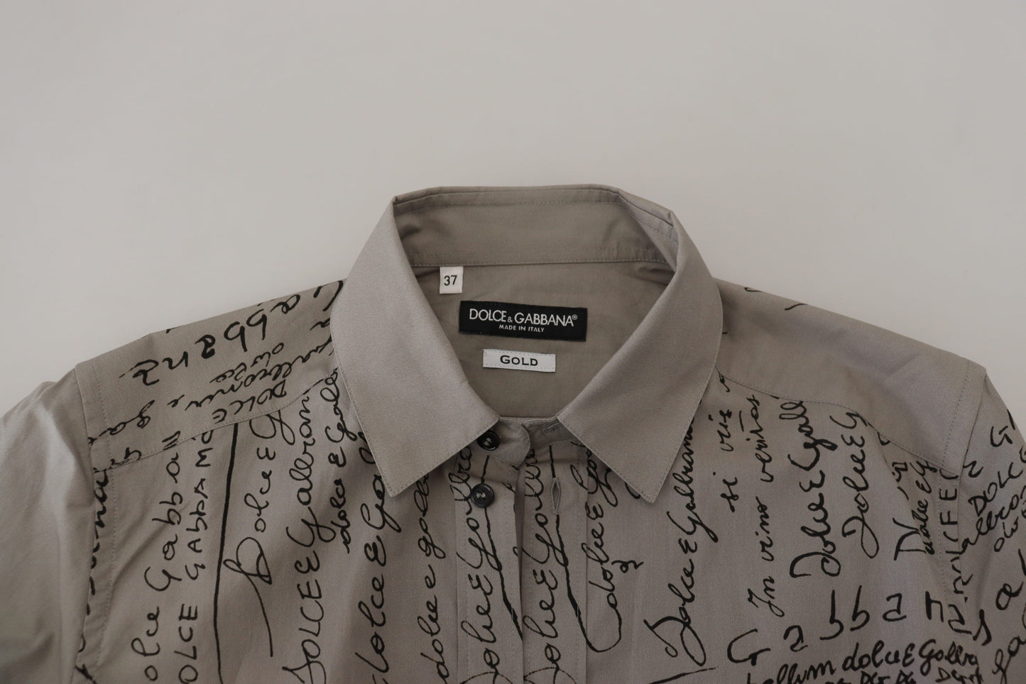 Dolce & Gabbana Elegant Slim Fit Cotton Shirt