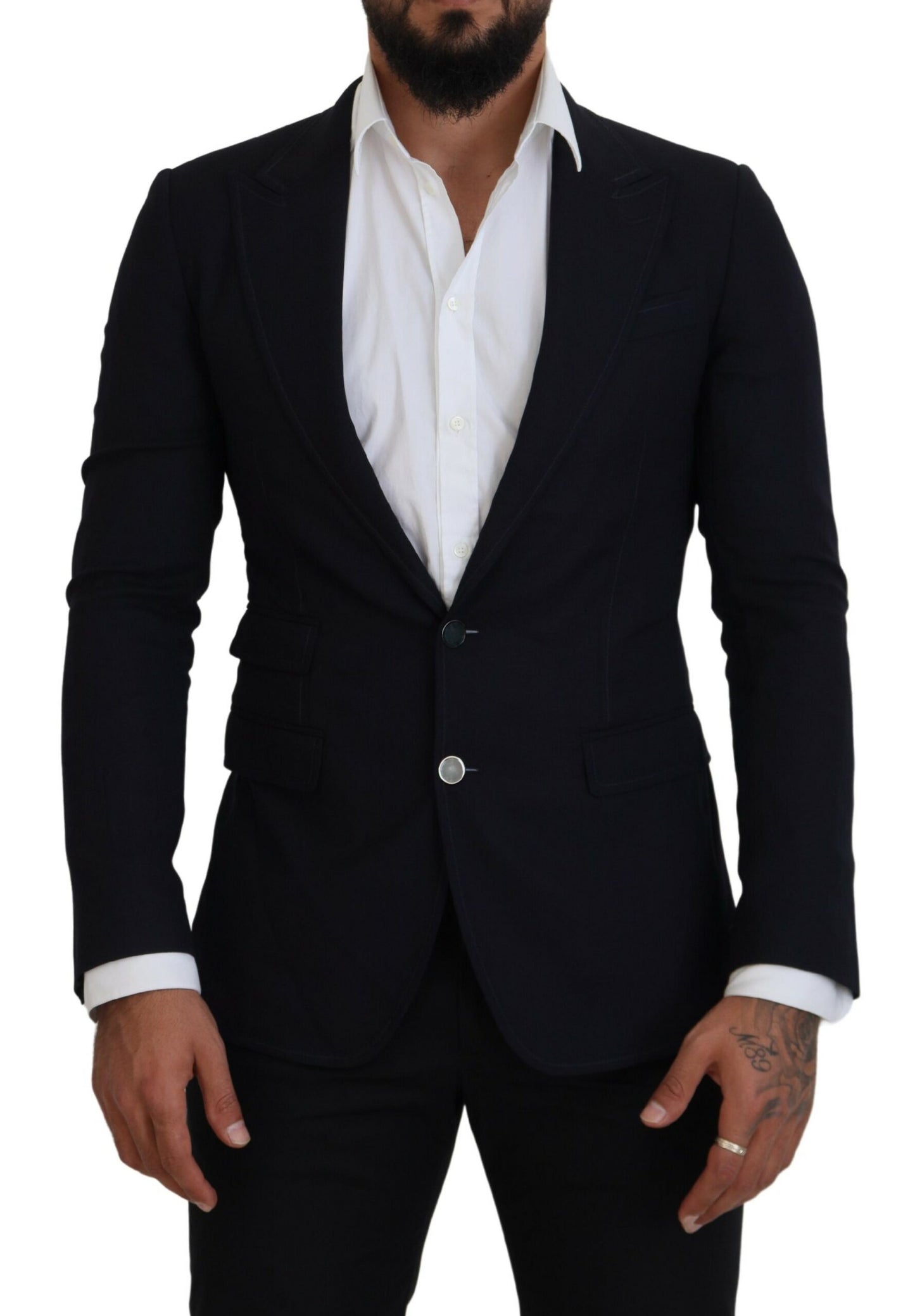 Dolce & Gabbana Elegant black single-breasted blazer