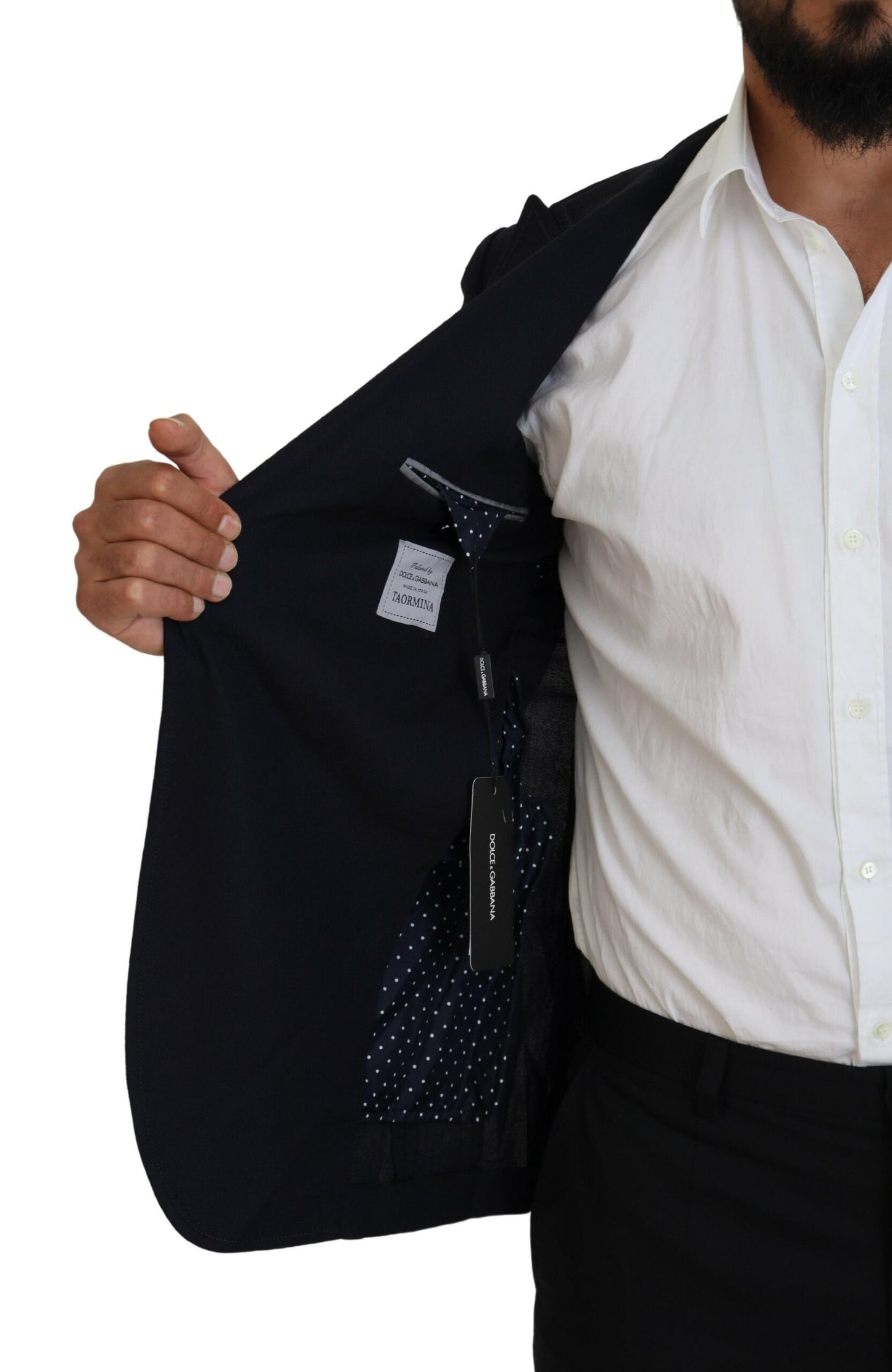 Dolce & Gabbana Elegant black single-breasted blazer