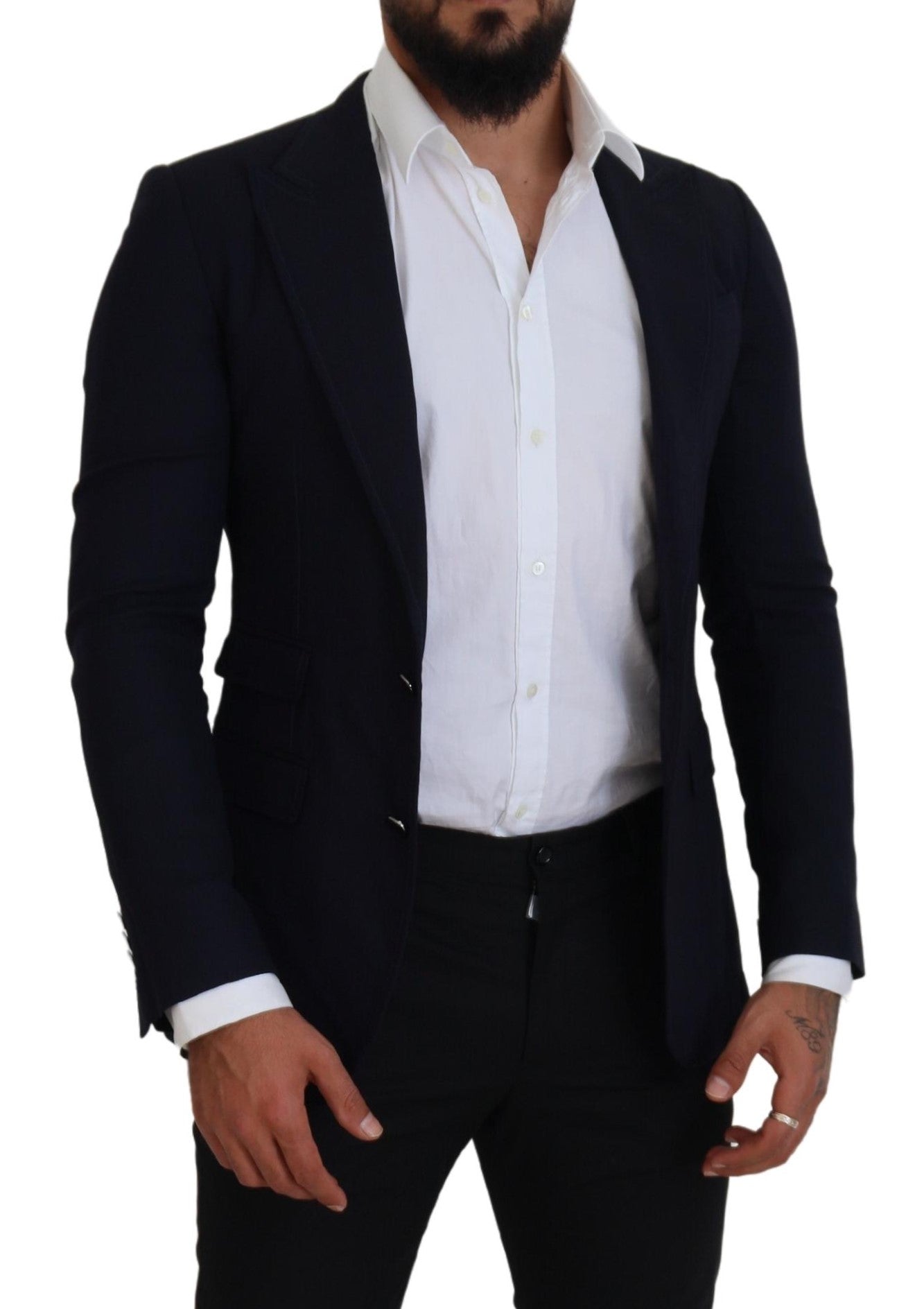 Dolce & Gabbana Elegant black single-breasted blazer