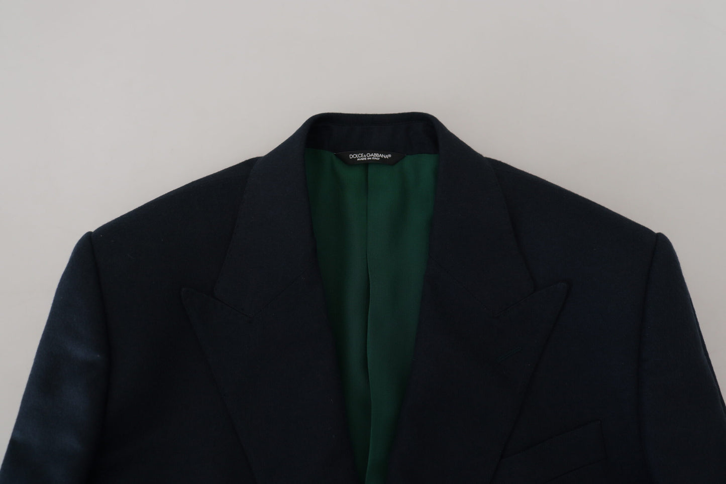 Dolce & Gabbana Blauer doppelreihiger formeller Mantel Blazer