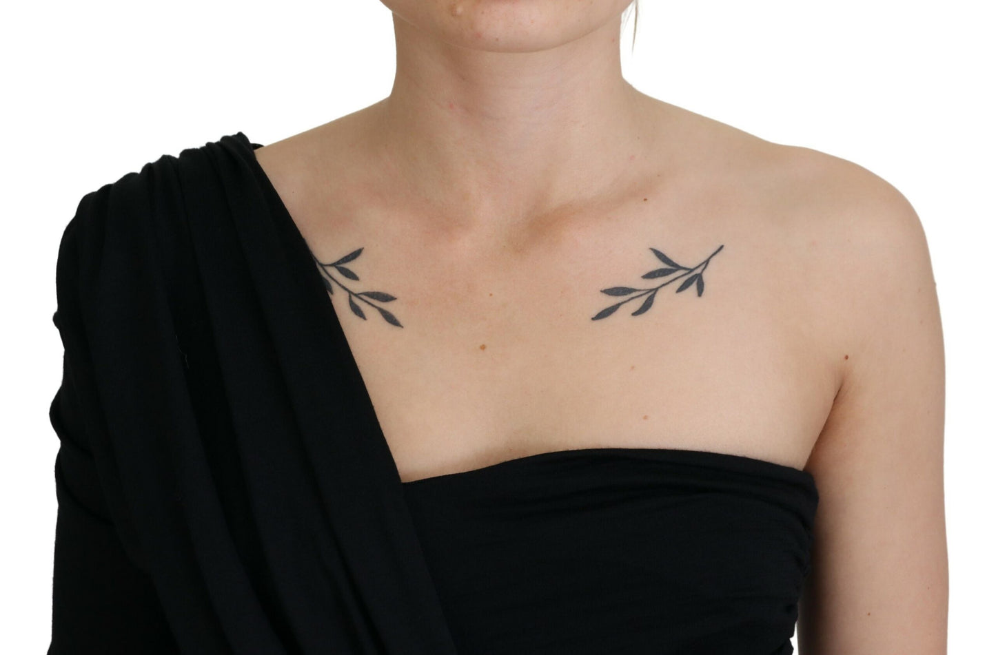 Dolce & Gabbana Elegant One-Shoulder Midi Dress